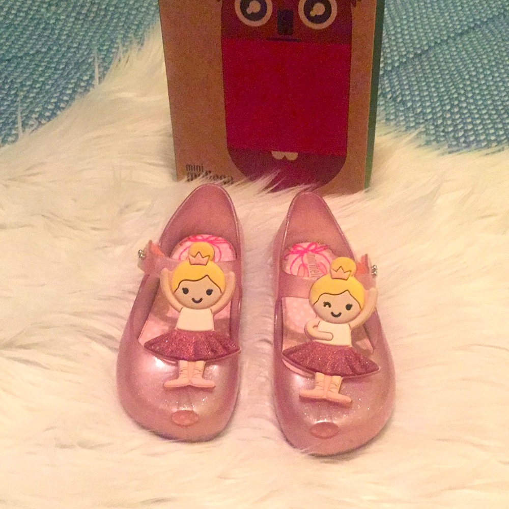 Mini Melissa Ballerina shoes size 10